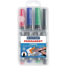 Centropen 8566/4 Tartós marker, tokban filctoll, marker