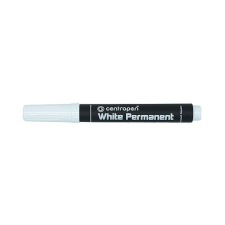 Centropen 8586 vízbázisú rostirón fehér, kerek hegy 2,5mm filctoll, marker