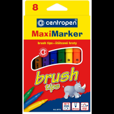 Centropen 8773 Brush Marker, 8 db a csomagban (8595013614426) filctoll, marker