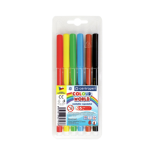 CENTROPEN, a.s. Markerek (filctollak) Centropen 7550, 6 db-os készlet filctoll, marker