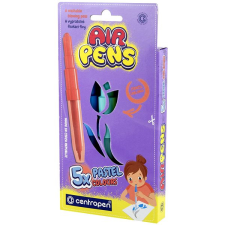 Centropen Air Pens 1500 Fújós filctoll, pasztellszínek, 5 db filctoll, marker