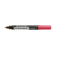 Centropen alkoholos marker kerek piros filctoll, marker