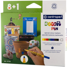 Centropen Decor Pen 2738, 8 + 1 db a csomagban filctoll, marker