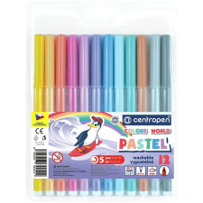 Centropen RED 7550 Marker, pasztellszínek, 12 db filctoll, marker