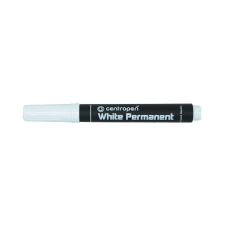 Centropen Rostirón, filctoll, vízbázisú 2,5mm, kerek hegyű, Centropen 8586 fehér filctoll, marker