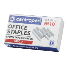 Centropen Tűzőkapocs NO.10 CENTROPEN 9610 gemkapocs, tűzőkapocs