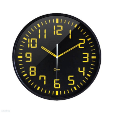 CEP Falióra CEP 30 cm sárga számjegyekkel falióra