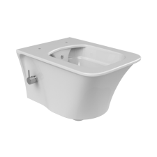 CeraStyle IBIZA fali WC - MATT FEHÉR - BEÉPÍTETT bidé funkcióval - perem nélküli - mély öblítés szaniter