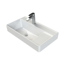 CeraStyle SHARP - KESKENY - porcelán mosdókagyló 65 cm - 65 x 38 cm szaniter