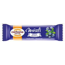 Cerbona Áfonyás müzliszelet joghurtos bevonóval 20g reform élelmiszer