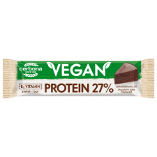 Cerbona Cerbona vegán szelet proteines csokoládétorta ízű 40 g reform élelmiszer