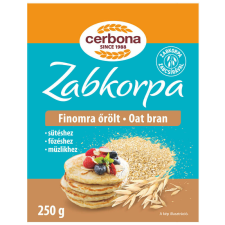 Cerbona Finomra Őrölt Zabkorpa 250 g alapvető élelmiszer