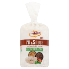 Cerbona Fit & Snack puffasztott rizsszelet naprafogó-chia maggal 90 g előétel és snack