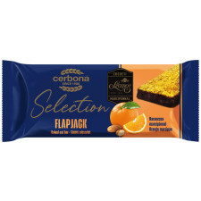 Cerbona flapjack zabszelet narancs-marcipán 40 g csokoládé és édesség