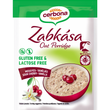 Cerbona gluténmentes zabkása meggy-vanília 50 g reform élelmiszer