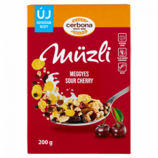  Cerbona meggyes müzli 200 g reform élelmiszer