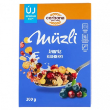  Cerbona müzli áfonyás 200g reform élelmiszer