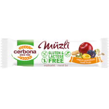 Cerbona müzliszelet magvas-gyümölcsös, gluténmentes - 35g reform élelmiszer