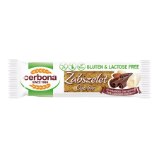 Cerbona Zabszelet CERBONA étcsokoládés marcipános gluténmentes 40g reform élelmiszer