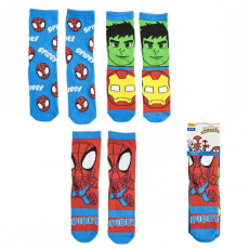 Cerda 3 pár Marvel Spidey zokni készlet, 27-30 EU