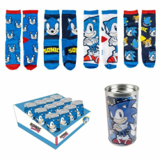 Cerda 4 pár zokni készlet Sonic The Hedgehog, 31-34 EU, Multicolor