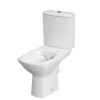 Cersanit Carina 480 monoblokk hátsó kif. perem nélküli WC + 3/5L tartály (ülőke nélkül) (K31-045)