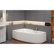 Cersanit Joanna New aszimmetrikus kád jobbos 160x95+láb kád, zuhanykabin