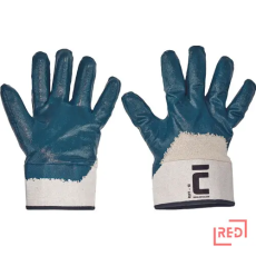 CERV RUFF nitrilre félig mártott kesztyű szil