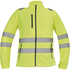 Cerva Almeria HV Láthatósági Polár Pulóver Sárga - 3XL