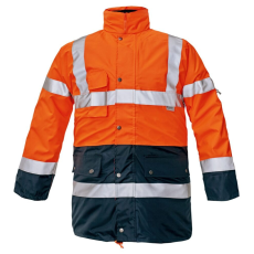 Cerva Bi Road 4 az 1-ben jólláthatósági kabát narancs/navy színben