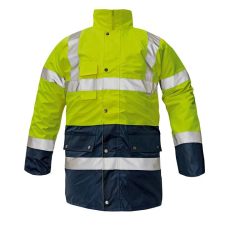 Cerva BI ROAD Jól láthatósági téli 4-az 1-ben kabát sárga láthatósági ruházat