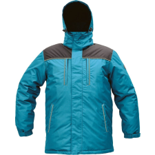 Cerva Cremorne Téli Munkáskabát Petrolkék - 4XL munkaruha