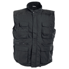 Cerva Davida bélelt mellény fekete munkaruha