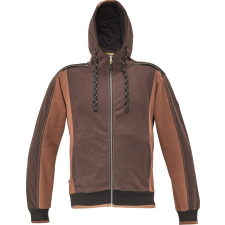 Cerva Dayboro Kapucnis Munkás Pulóver Sötétbarna - L munkaruha