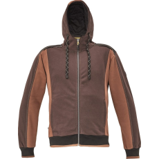 Cerva Dayboro Kapucnis Munkás Pulóver Sötétbarna - M