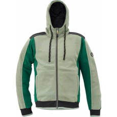 Cerva Dayboro Kapucnis Munkás Pulóver Szürkés Zöld - 3XL