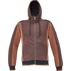 Cerva Dayboro kapucnis pulóver barna színben