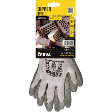 Cerva DIPPER kesztyű akasztófüllel szürke 9 védőkesztyű