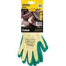 Cerva Dipper munkavédelmi kesztyű zöld színben
