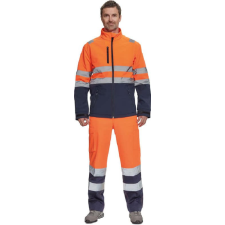 Cerva Granda Láthatósági Softshell Kabát HV Narancssárga/Sötétkék - L láthatósági ruházat