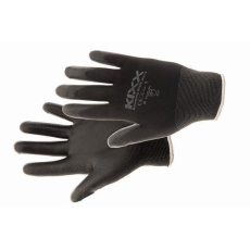 CERVA GROUP a. s. BOUNCING BLACK - nylon kesztyű, PU tenyér, fekete, méret 11 (BOUNCINGB11)