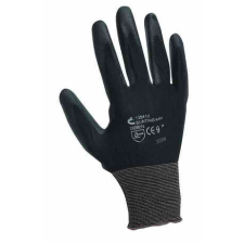 CERVA GROUP a. s. BUNTING Black nylon PU kesztyű védőkesztyű