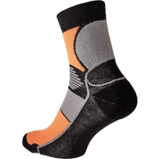 Cerva Knoxfield Basic Munkás Zokni Fekete/Narancssárga - 43-44