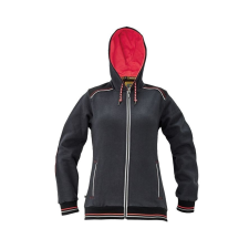 Cerva KNOXFIELD LADY kapucnis pulóver antracit/piros (C03060069A000x) munkaruha