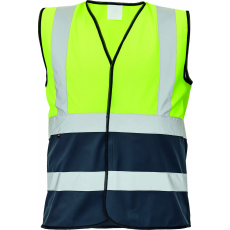 Cerva LYNX DUO HV mellény (sárga/navy, 3XL)
