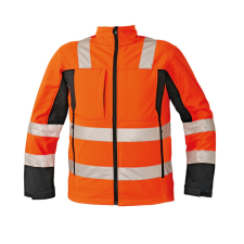Cerva Malton jólláthatósági softshell kabát narancs színben munkaruha