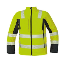 Cerva Malton Láthatósági Softshell Dzseki HV Sárga - XL