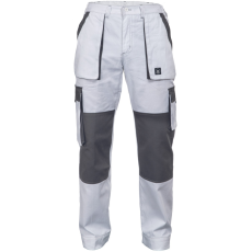 Cerva Max Summer Nyári Munkásnadrág Fehér/Szürke - 54