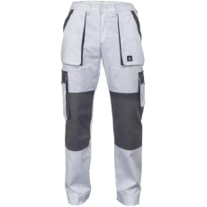 Cerva Max Summer Nyári Munkásnadrág Fehér/Szürke - 58