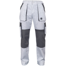 Cerva Max Summer Nyári Munkásnadrág Fehér/Szürke - 64 munkaruha